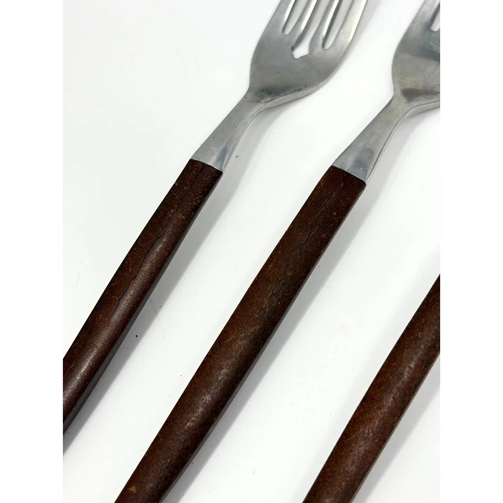 Ekco Eterna Epic Flatware 13pc Lot Mid Century Modern Japan Stainless READ DESC